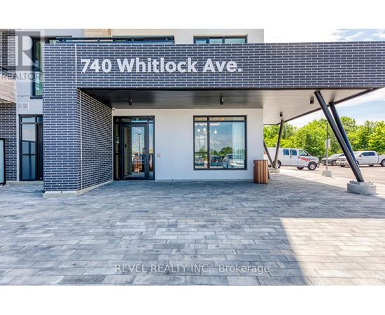The front of a building with the number 740 on it.