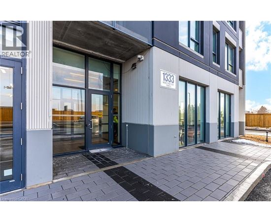 The image shows the front of a building with the number 1333 on it.