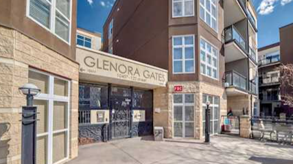 The entrance to the Glenora Gate apartment complex.