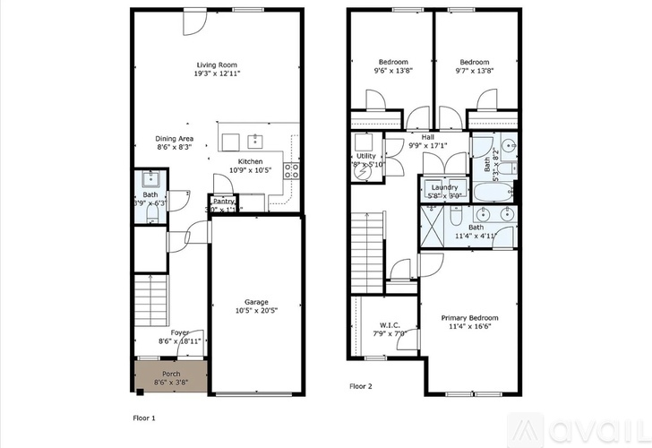 152 Baker Drive 3 Beds Townhouse for Rent - Photo gallery 2