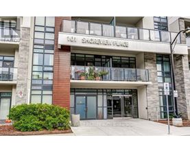 The front of a building with the sign 101 Shoeview Place.
