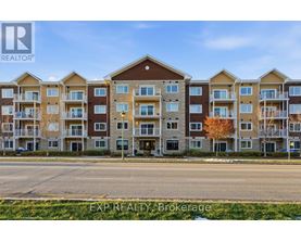 A row of apartment buildings with the EXP REALTY Brokerage logo in the foreground.