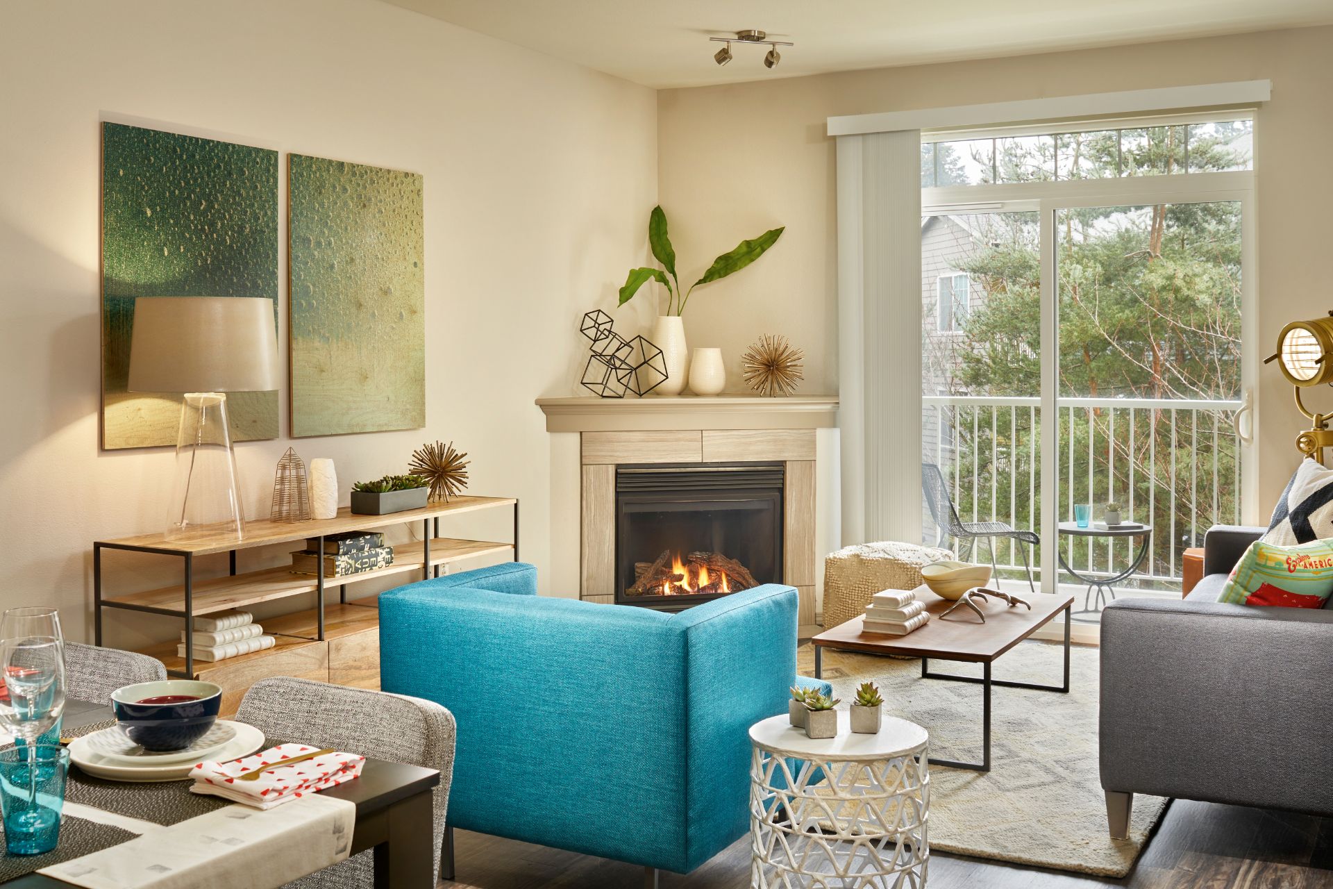 Living Room at Windsor North Creek, 20225 Bothell Everett Highway, Bothell, WA