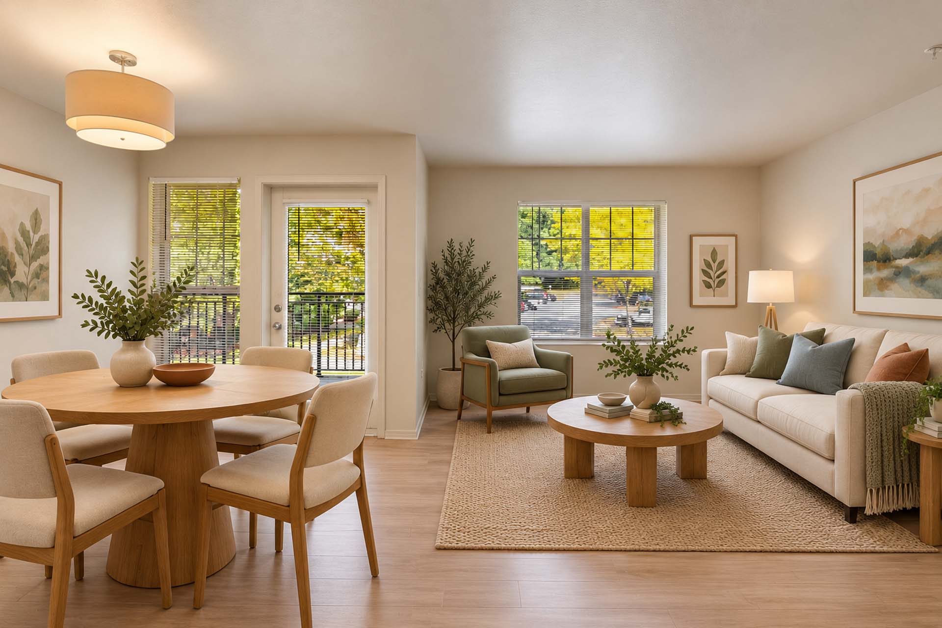 Living Room at Windsor North Creek, 20225 Bothell Everett Highway, Bothell, WA