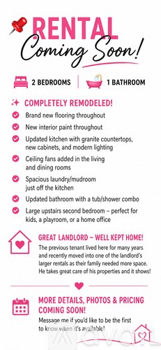 1709 South Lulu Street 2 Beds Apartment for Rent