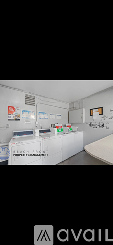 A white box with the words "BEACH FRONT PROPERTY MANAGEMENT" on it.