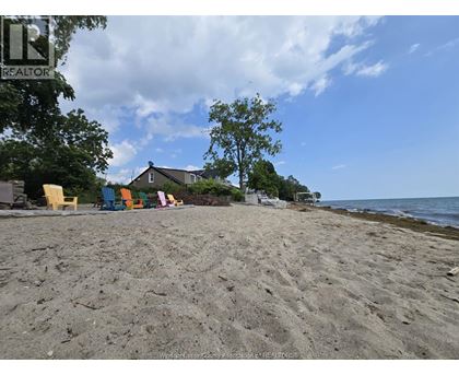 A beach with a sign that says REALTOR.