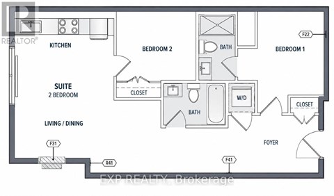 304 - 145 CLAPPERTON STREET 2 Beds Apartment for Rent