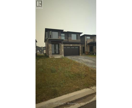 A house with a garage is shown in the image.