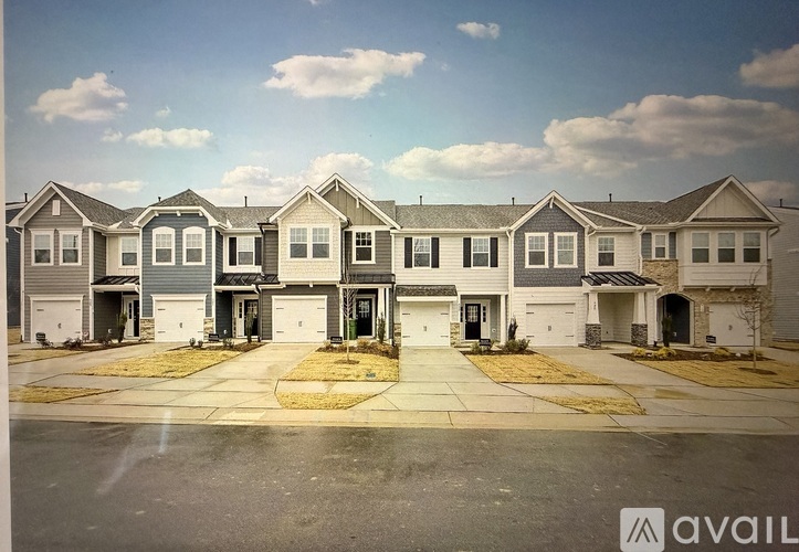 A row of houses with the word "available" written on the bottom right.