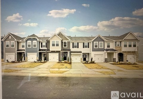 A row of houses with the word "available" written on the bottom right.