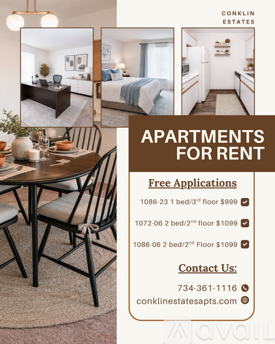 1072 E Chicago Blvd 2 Beds Apartment for Rent - Photo gallery 1