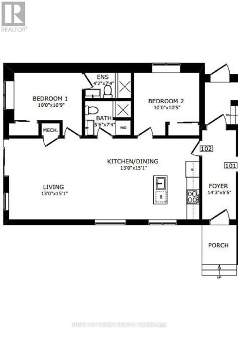 5 - 148 GLENLAKE AVENUE 2 Beds Apartment for Rent