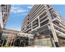 The Agency Brokerage is a modern building with a glass facade.