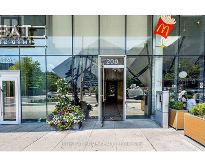 A gym and a McDonald's restaurant are visible through a large window.