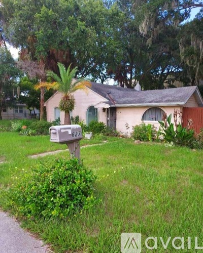 A house with a mailbox number 627 in front of it.