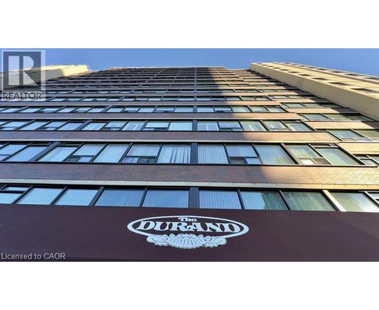 Durand sign on a building.