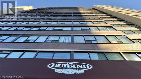 Durand sign on a building.