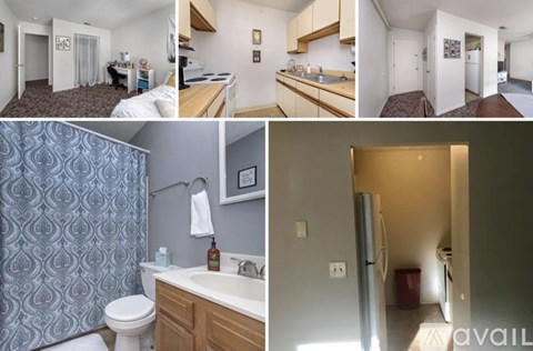 A series of images showing different rooms in a house.