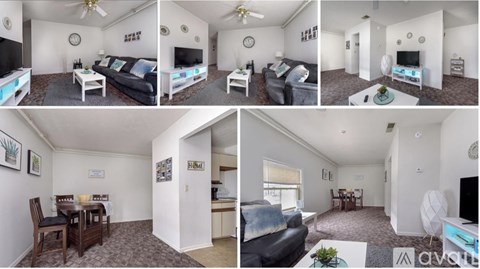 A series of images showing different rooms in a house.
