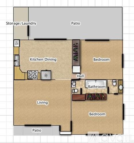 2515 Holly Road 2 Beds Apartment for Rent
