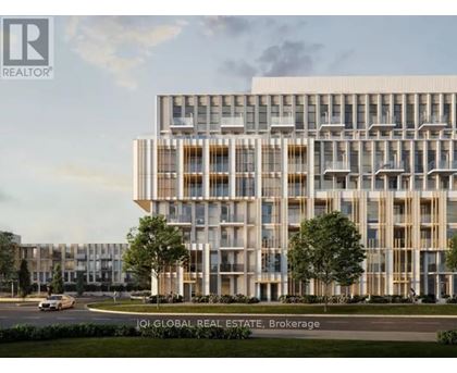 A modern building with the text "IQI GLOBAL REAL ESTATE, Brokerage" on the front.