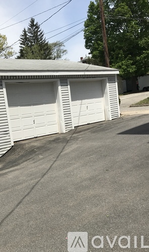 A two-car garage is available for rent.