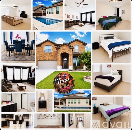 A collage of various bedroom and living room interiors.