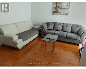 Two couches and a coffee table in a room.