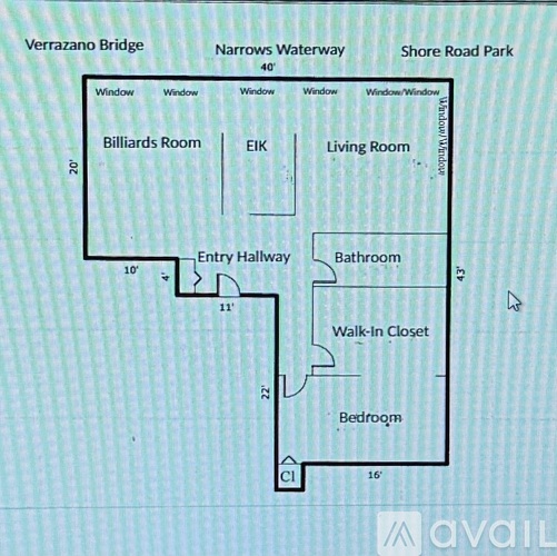 9701 Shore Road 1 Apartment for Rent - Photo gallery 1