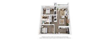 B2 | 2 Bed | 2 Bath | Classic