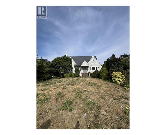 A house with a large lawn in front of it.