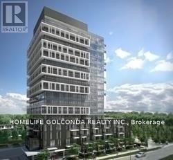 A rendering of a building with the logo of Homelife Golconda Realty Inc. Brokerage on it.