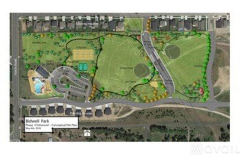 A map of Bidwell Park shows a large green area with a playground and a walking path.
