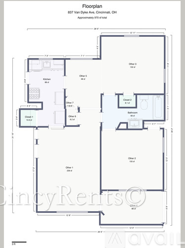 837 Van Dyke Dr 2 Beds Apartment for Rent - Photo gallery 4