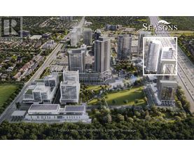 An artist's rendering of a proposed development in the Seasons at Hillmark Shopping Center.