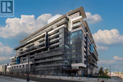 A modern building with the number 395 on it.