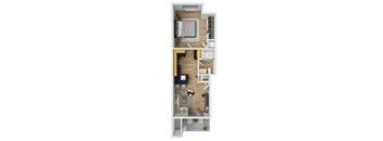 One Bed One Bath Townhouse