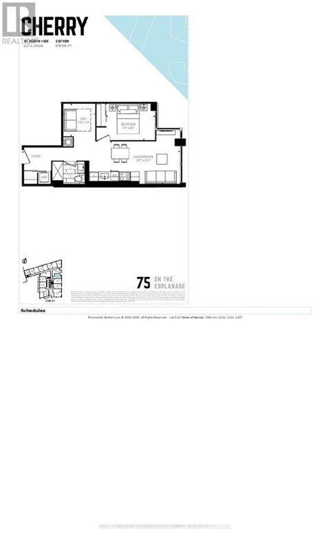 A floor plan for a property at Cherry Real Estate.