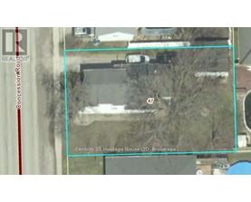 A satellite image shows a building with a label "Century 21 Heritage House LTD, Brokerage".