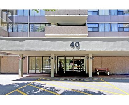 The entrance to a building with the number 40 on it.
