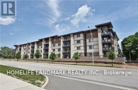 A building with the text "HOMELIFE LANDMARK REALTY INC., Brokerage" in front of it.
