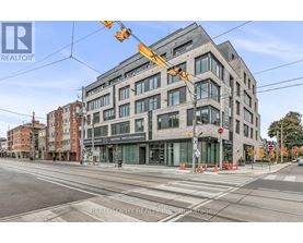 A street view of a building with the sign REALOSOPHY REALTY INC. Brokerage.