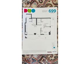 A floor plan for a residence numbered 699 is displayed.