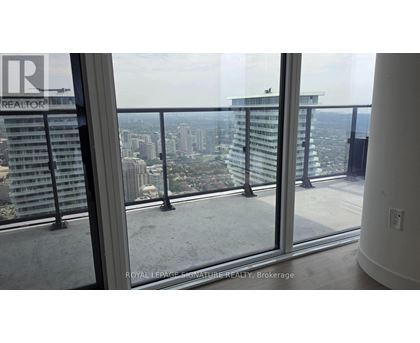 A view of a cityscape from a high-rise building.
