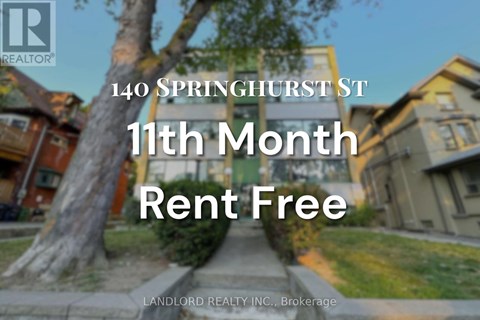 A sign advertising a 11th month rent free offer from Landlord Realty Inc.
