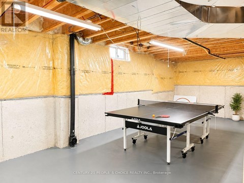 A room with a Joola table tennis table in the middle.