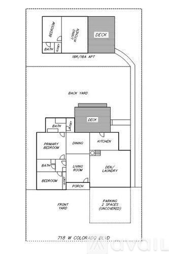 718 West Colorado Boulevard 3 Beds Single Family Home for Rent - Photo gallery 4