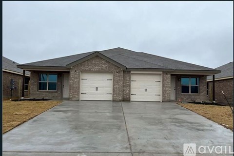 A two-car garage is available for rent.