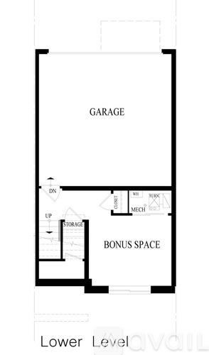 A floor plan shows a garage and bonus space.